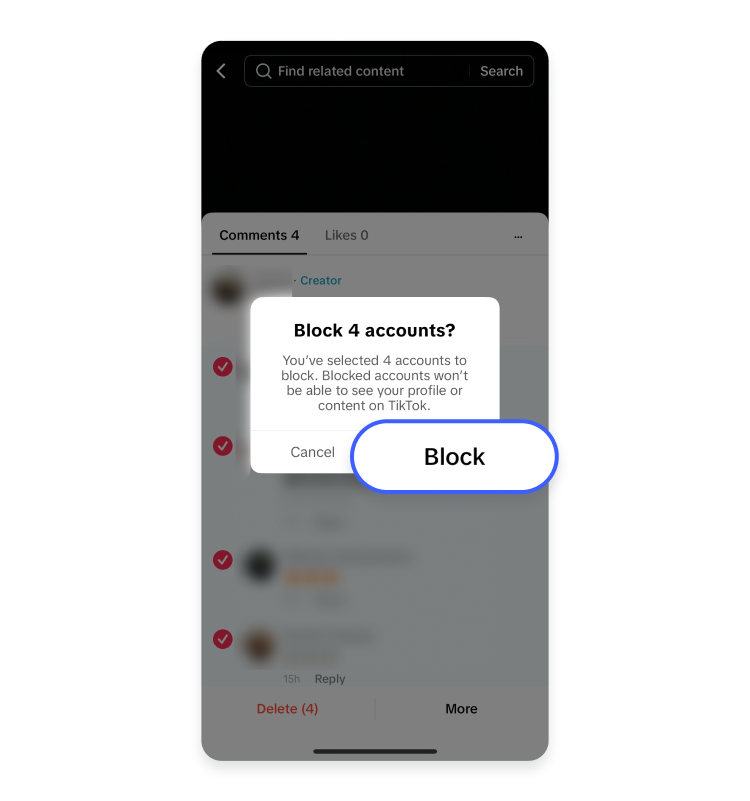 blog screenshot how to block someone on tiktok en 11