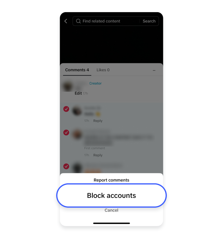 blog screenshot how to block someone on tiktok en 10