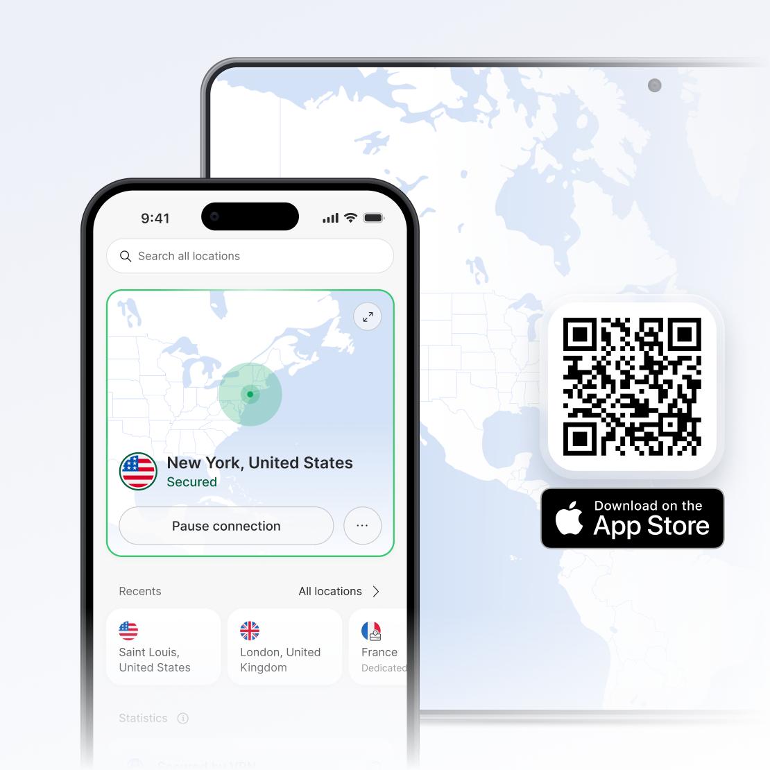 NordVPN app for iPhone and iPad
