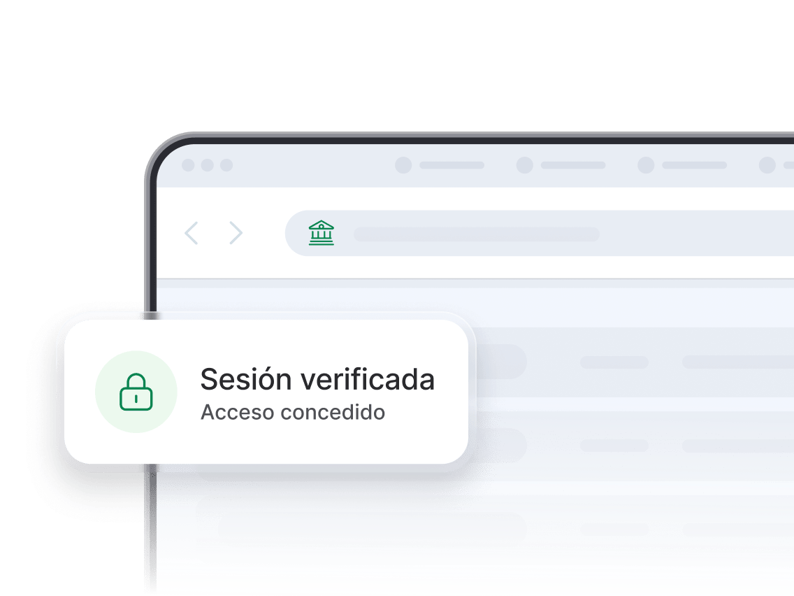 Un portátil con una dirección IP dedicada que muestra a un usuario accediendo de forma segura a una página web.