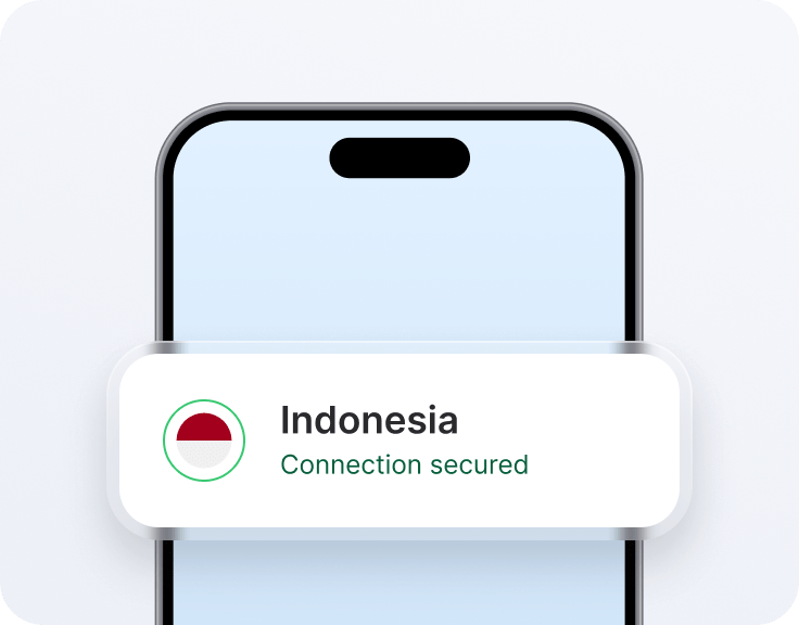 Ponsel dengan alamat IP khusus untuk Indonesia.