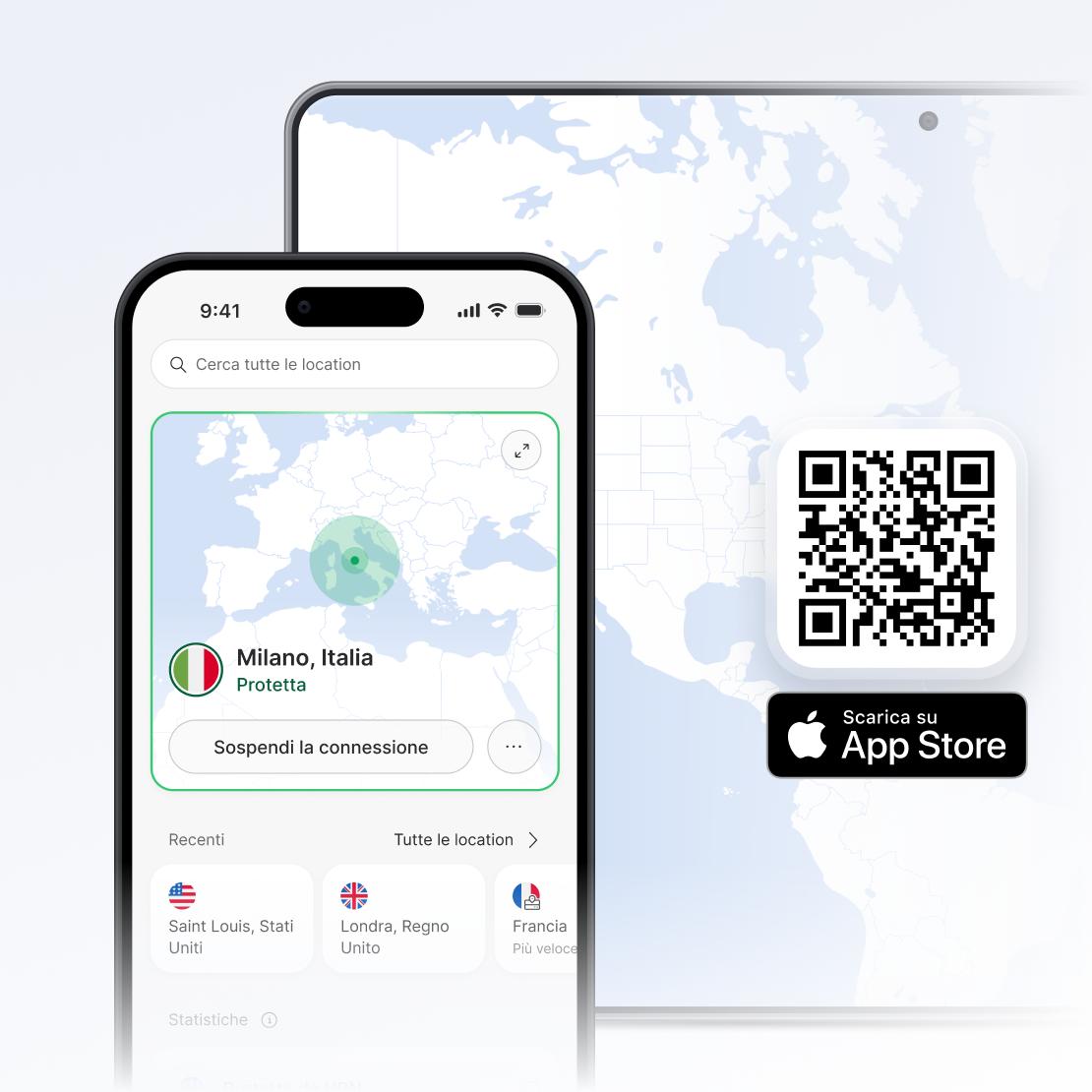App NordVPN per iPhone e iPad