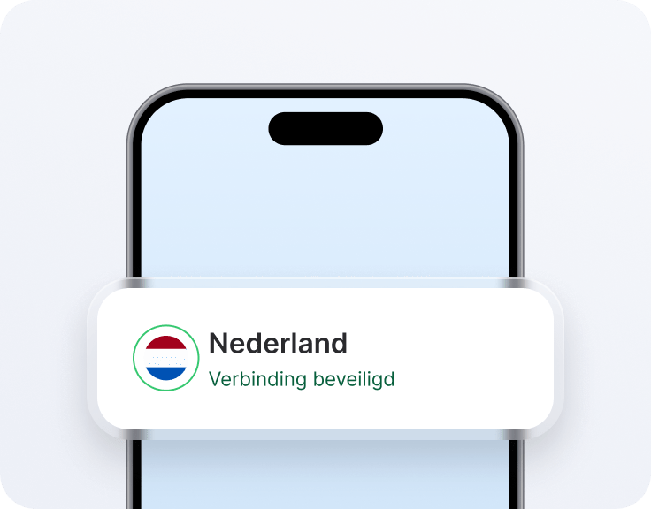 Een smartphone met een dedicated IP-adres voor Nederland.