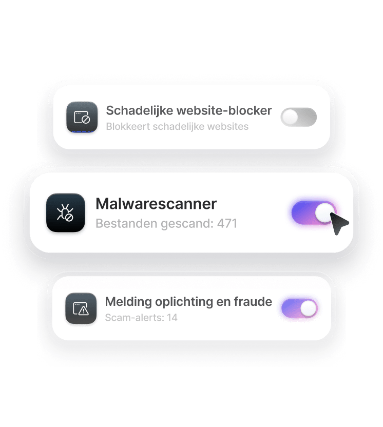 Threat Protection Pro™ met de malwarescannerfunctie ingeschakeld