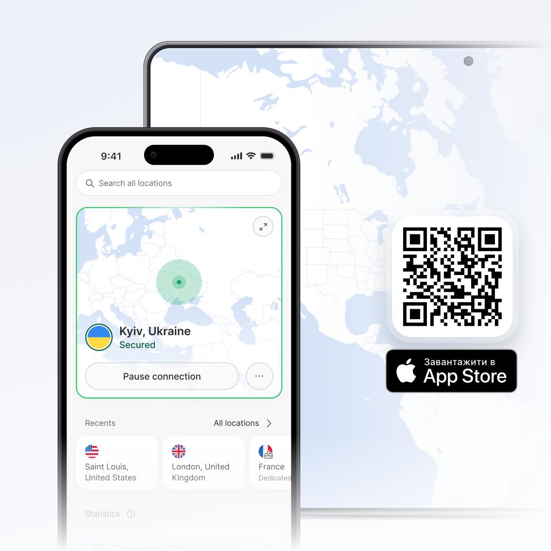 Програма NordVPN для iPhone та iPad