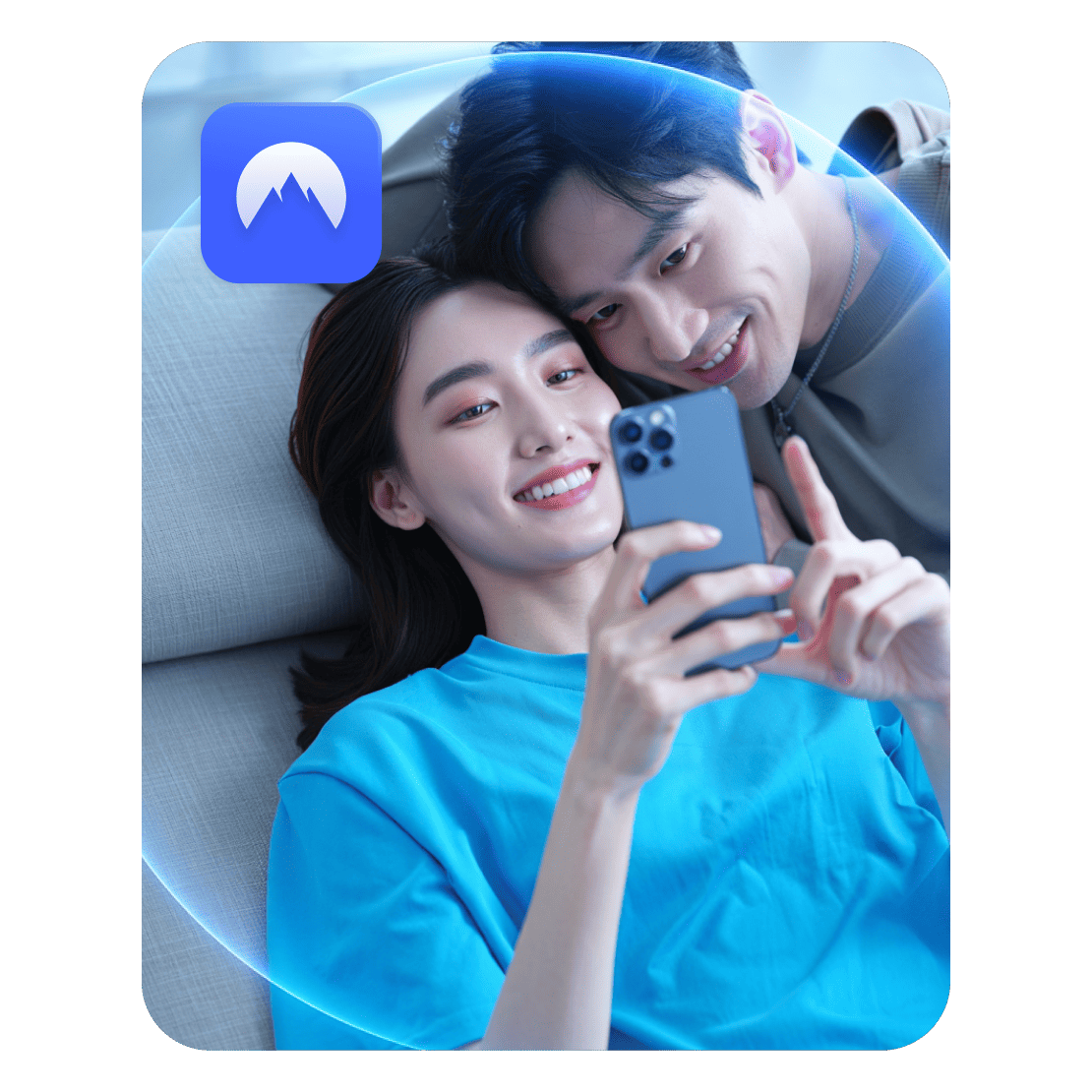 人們在使用 NordVPN 的新一代防毒工具的同時，享受網上內容。