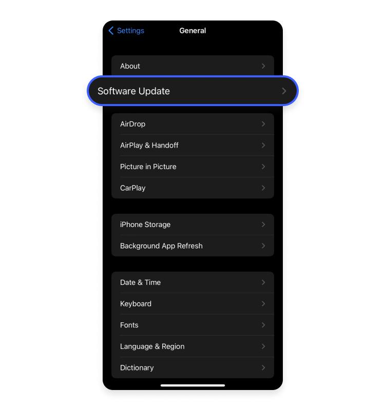 iPhone Software Update