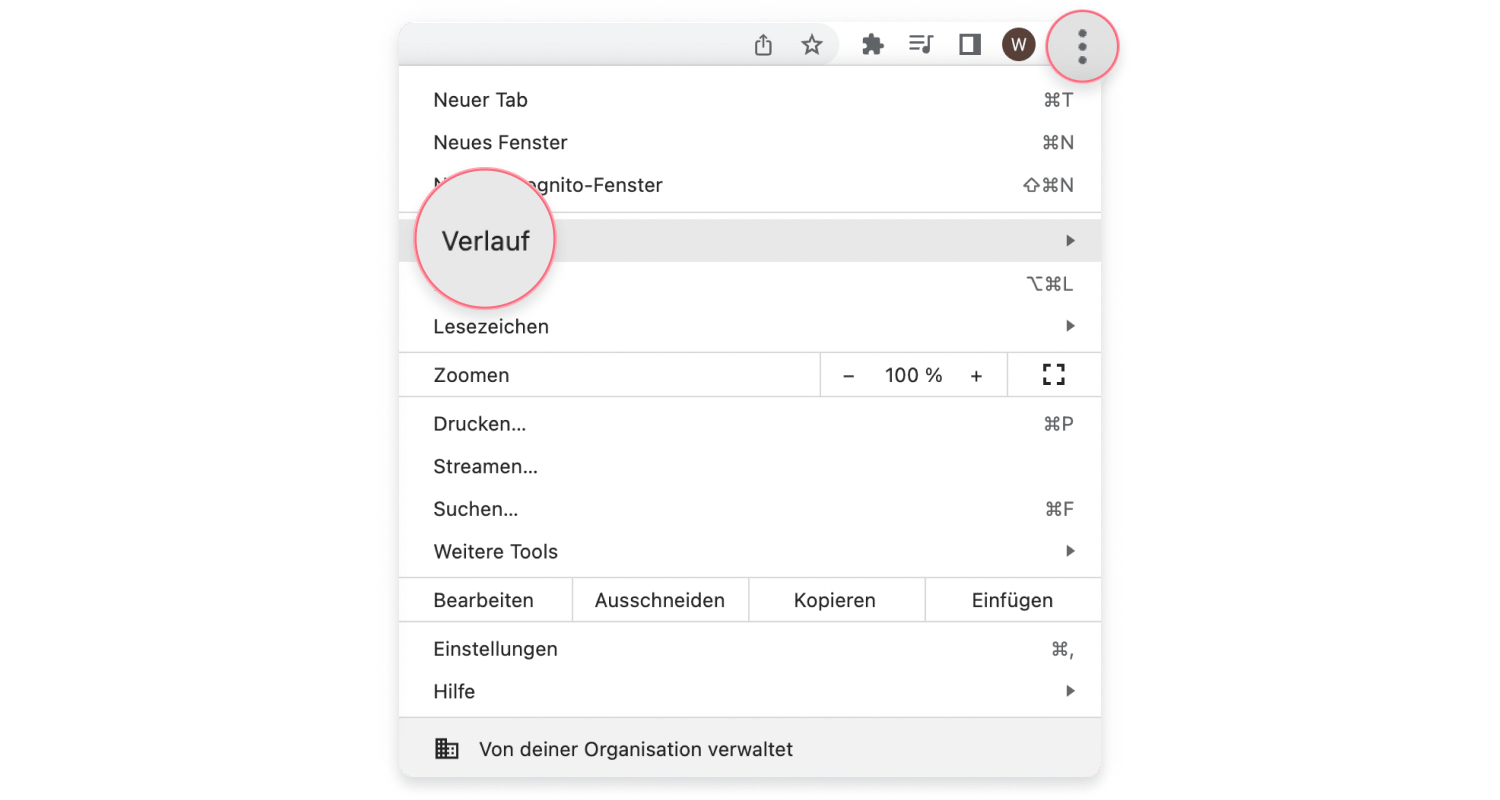 How to delete Google history