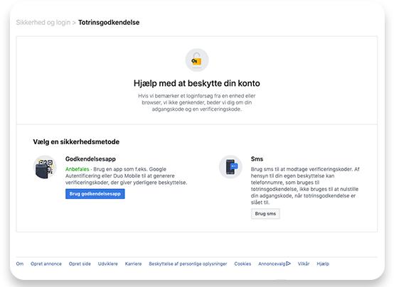 Forhindrer Facebook-hacks: trin 3