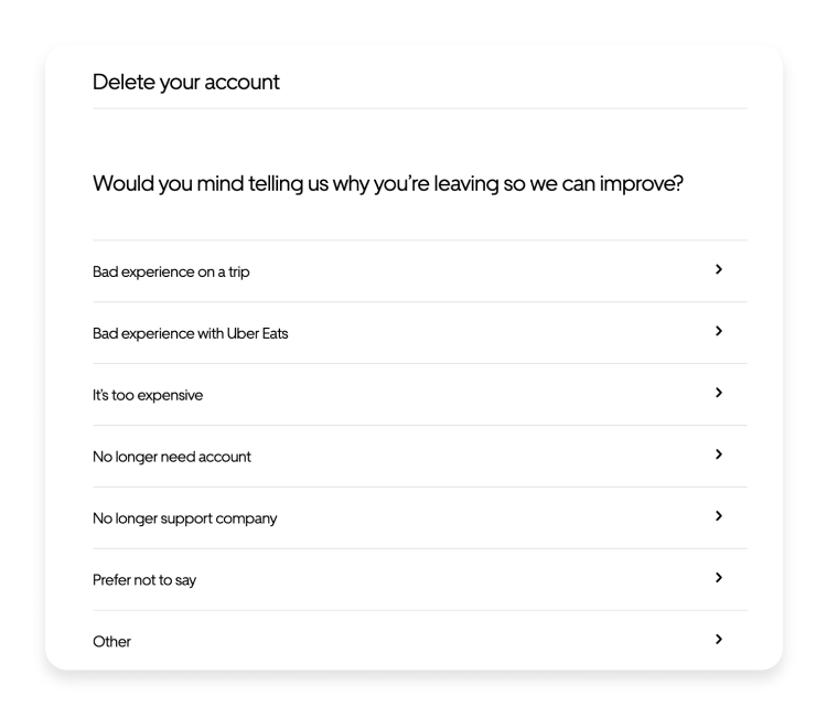 delete uber account desktop step 2