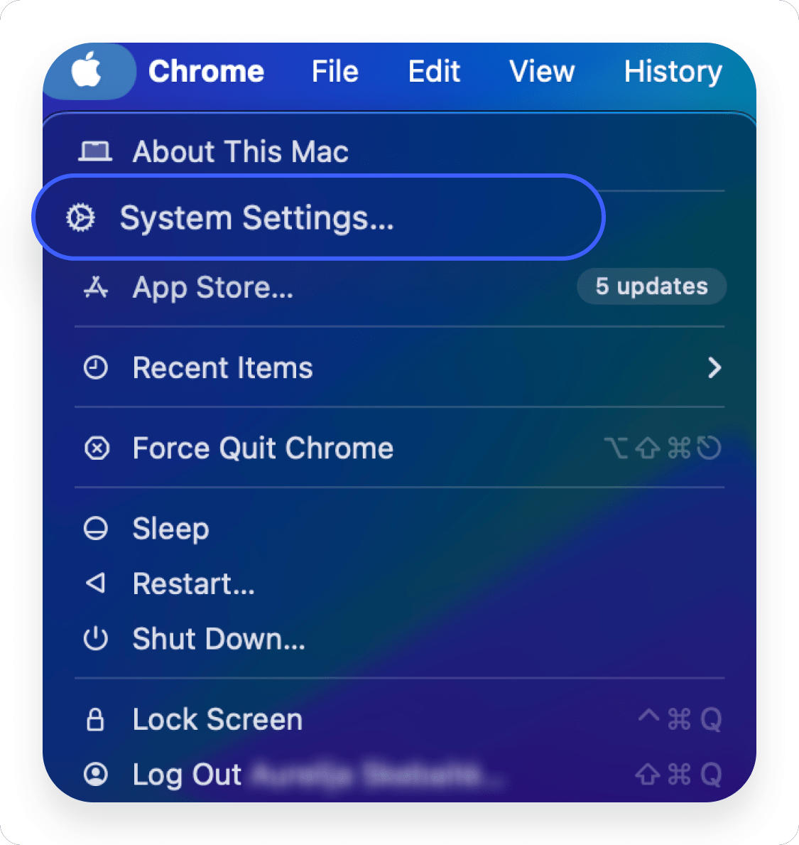 How to set a static IP on a Mac: Step 1