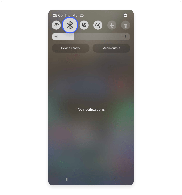 Android phone to a Mac using Bluetooth: step 1.2