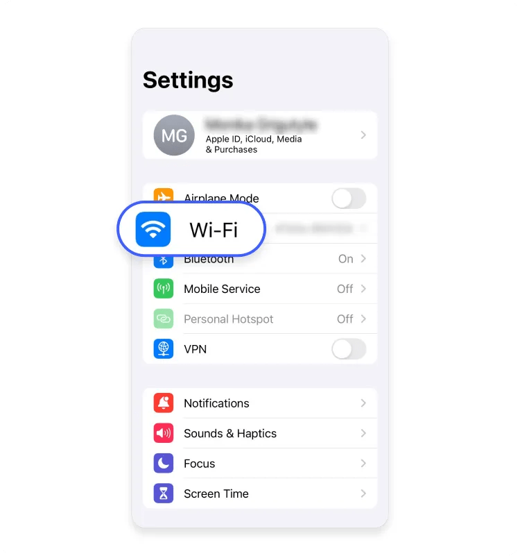 IP address iPhone 13