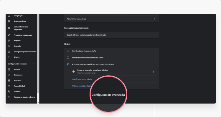 Cómo desactivar la ubicación en Google Chrome paso 2