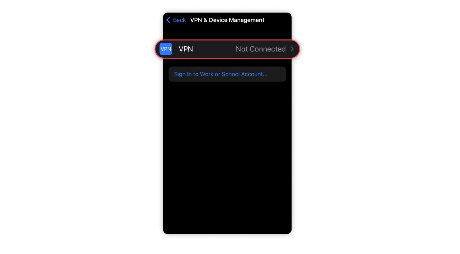 setup vpn on iphone: step 4