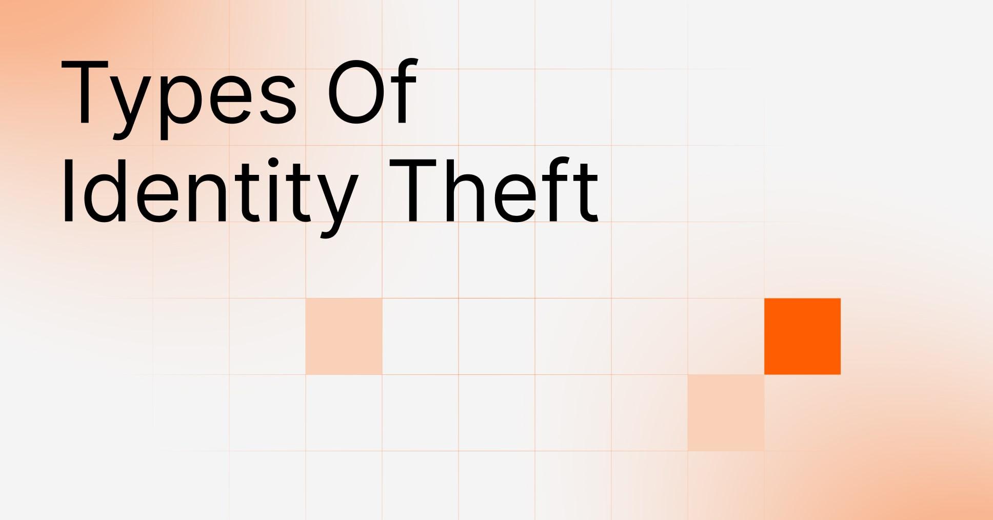 Types of identity theft