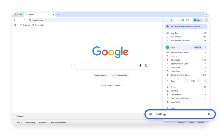 How to turn Google Safe Browsing on 1