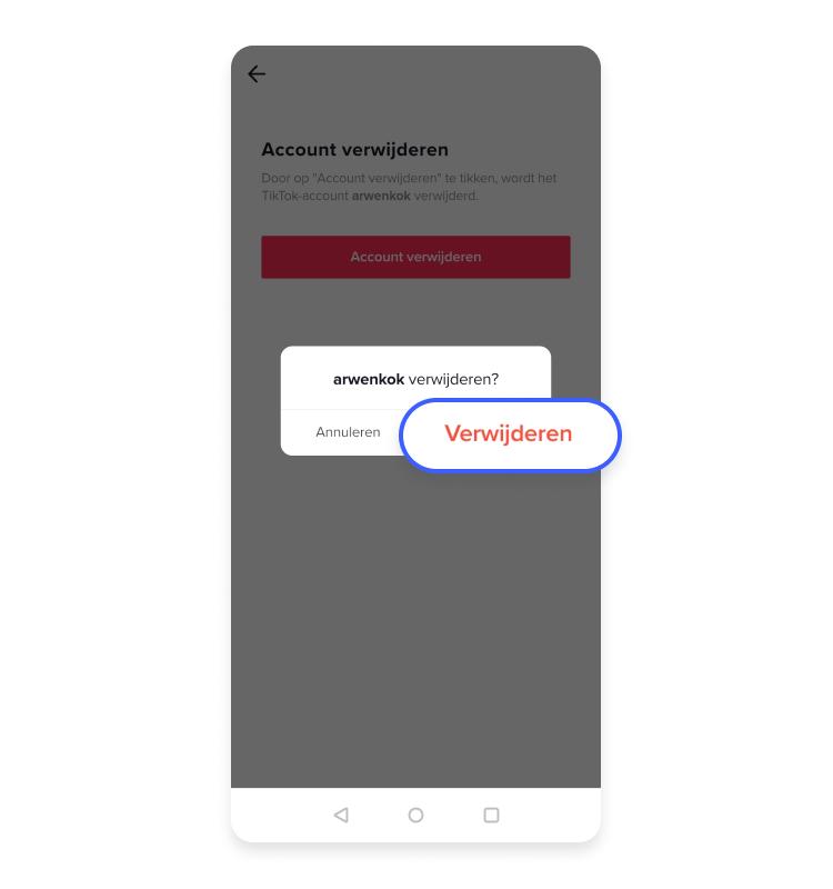 TikTok verwijderen