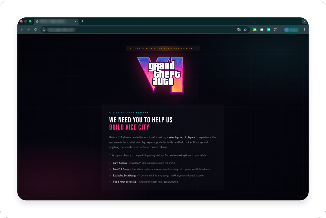 Fake GTA VI beta keys and subscription traps