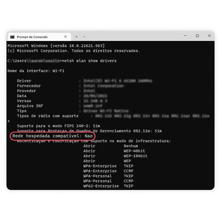 como verificar se computador é compatível com função roteador virtual: passo nº3
