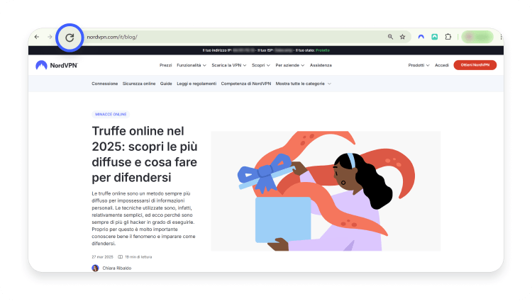 Errore 502, ricarica la pagina per risolverlo