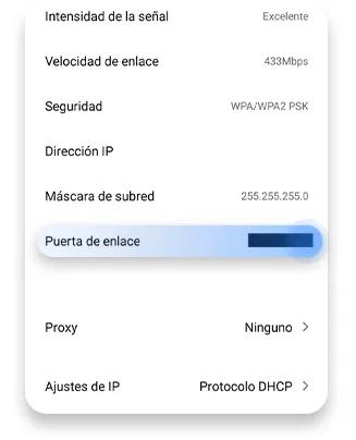 Cómo saber la dirección IP de mi router en Android paso 3