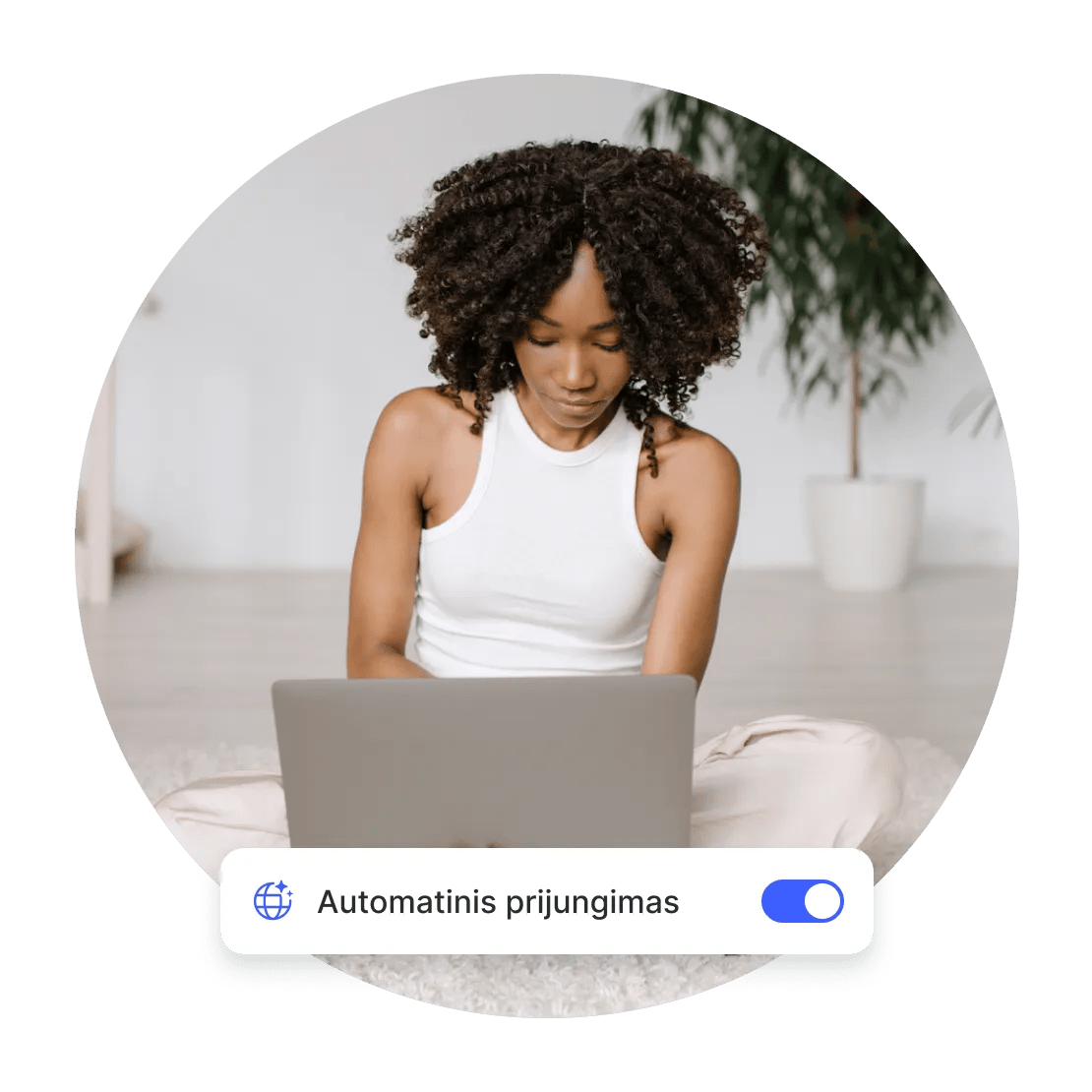 Savaime prisijungsite prie VPN paleidę programėlę arba „Mac“ įrenginį.