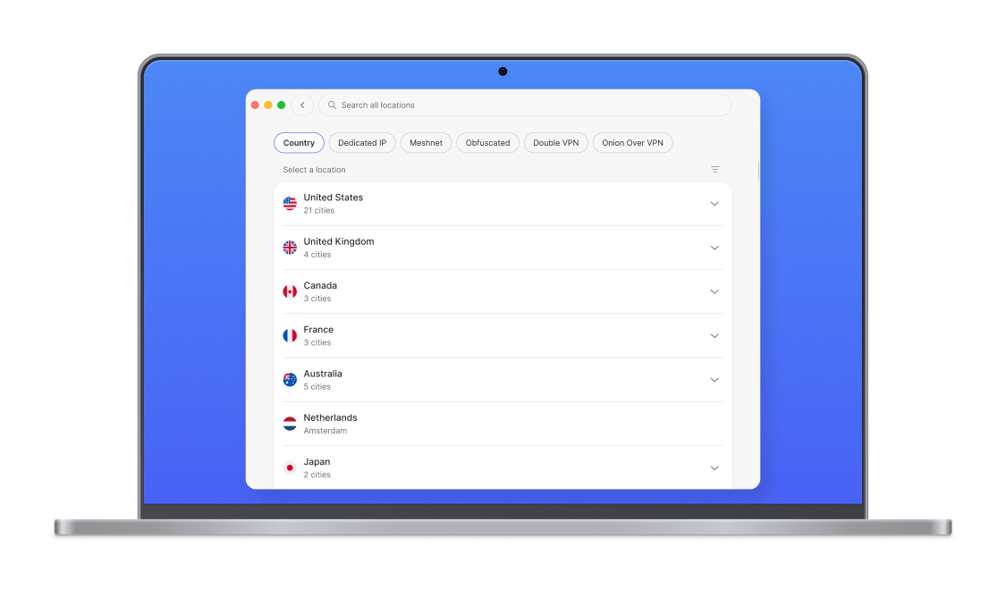 Desktop app redesign: Search