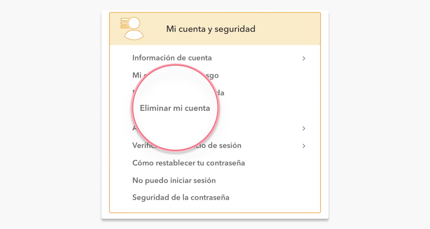 Cómo eliminar Snapchat desde un Android/iPhone: paso 4