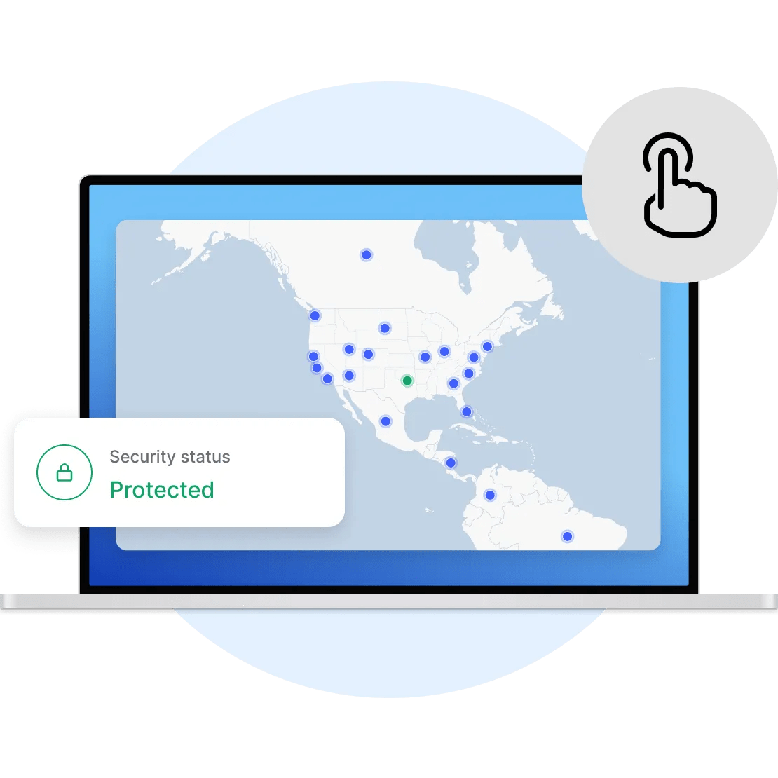 Get our VPN extension from the Chrome web store, log in, and click Quick Connect for easy protection