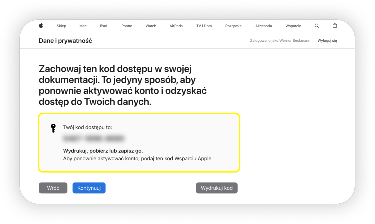 Krok 6: Jak dezaktywować konto Apple ID