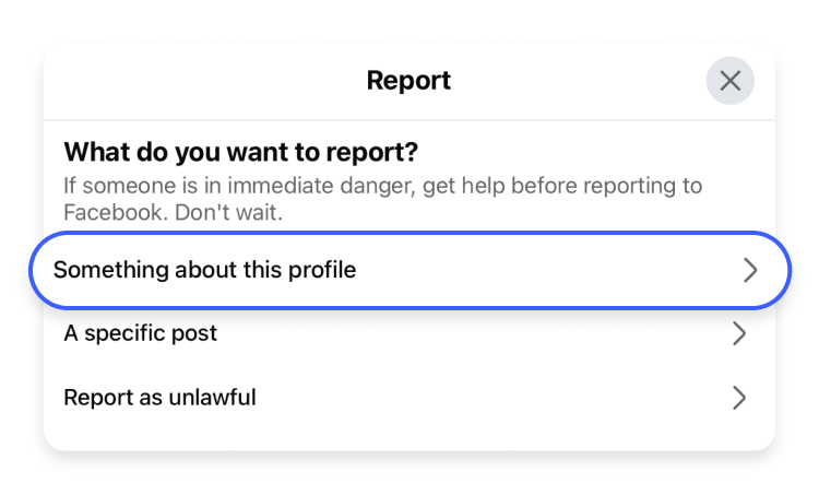How to prevent Facebook cloning 3