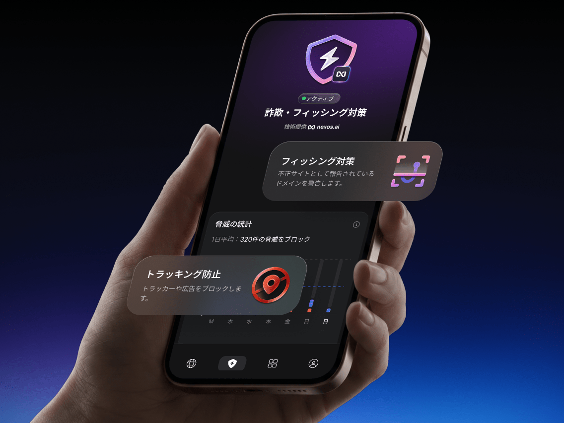 次世代アンチウイルスを使用して、携帯電話で詐欺対策を有効にしている人。