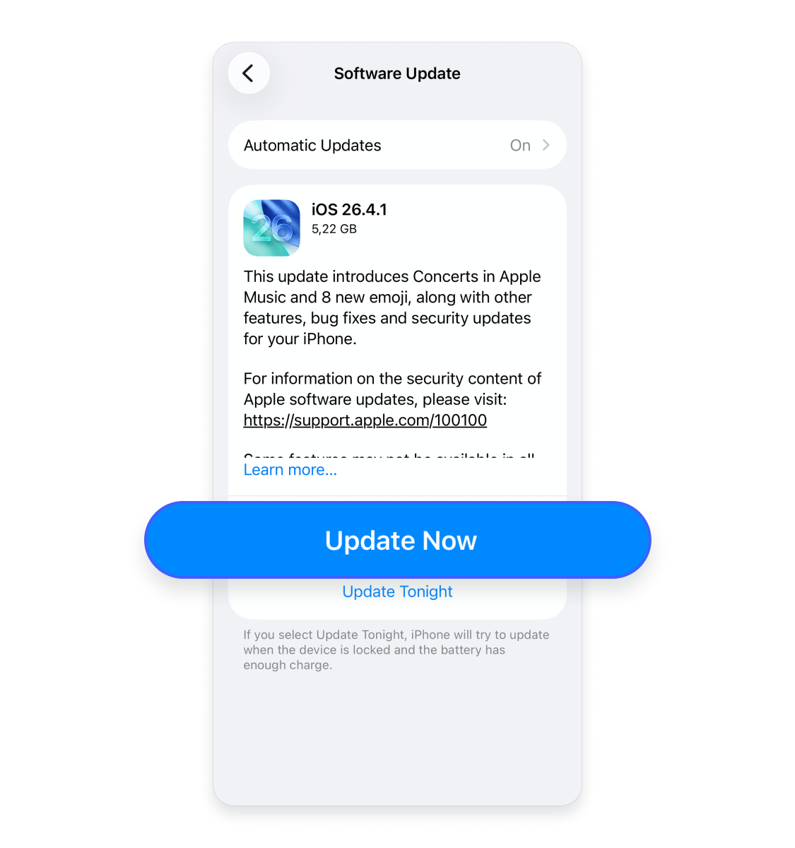 How to remove malware from an iPhone by updating your iOS: Step 4.