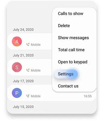 Select Settings