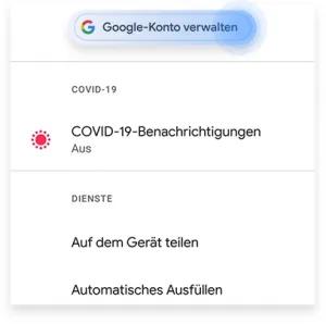 Ein Gmail Konto bei Android löschen Schritt 2