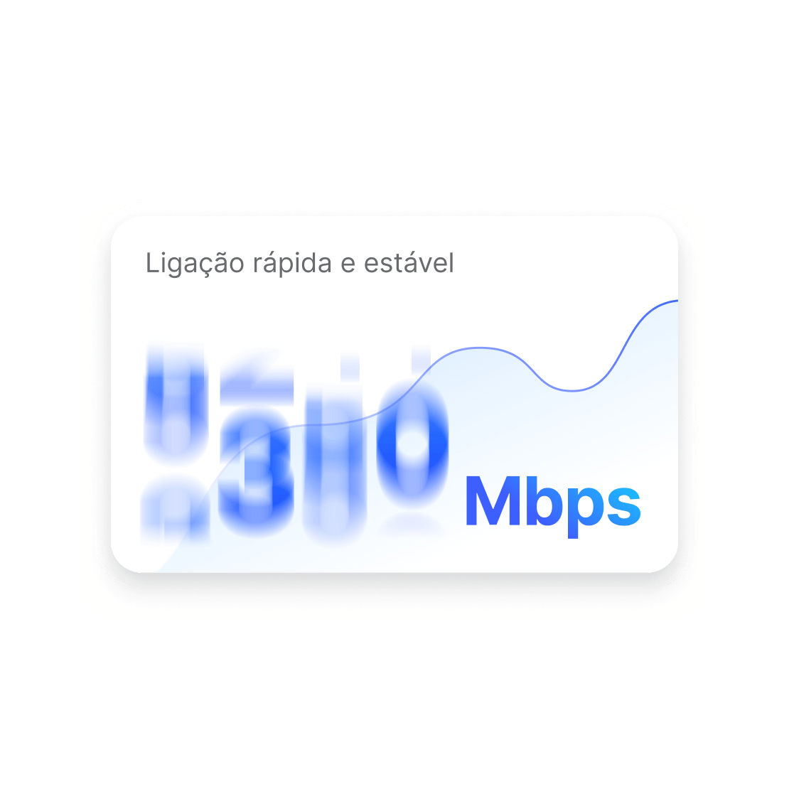 Um medidor que mostra a ligação rápida e estável da NordVPN.