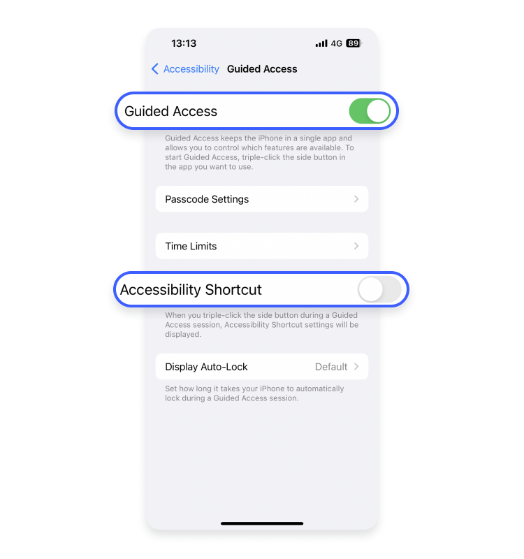 How to enable Guided Access 3
