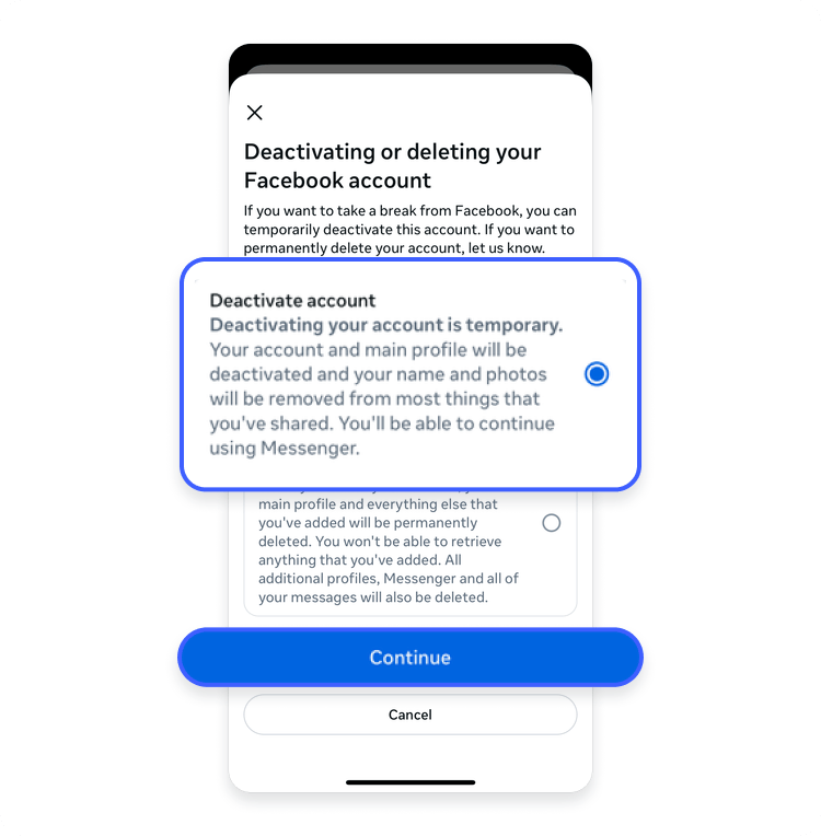 How to deactivate Messenger 7