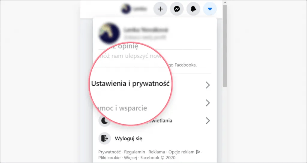 jak dezaktywować konto na fb: krok 1
