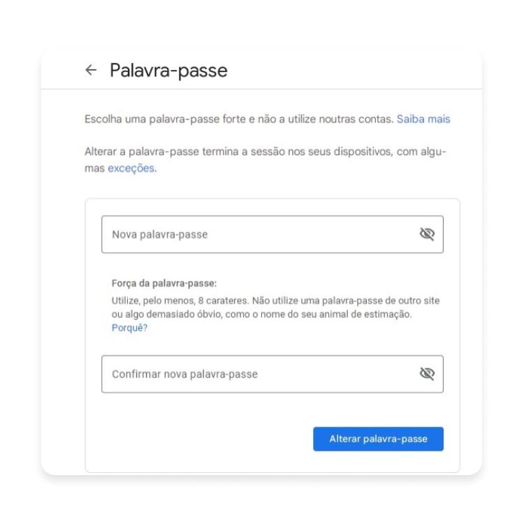 Faça login novamente para confirmar a sua identidade