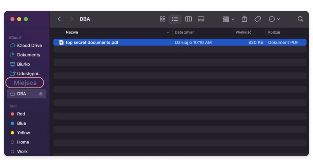 jak zabezpieczyć folder hasłem w systemie macOS: krok 10