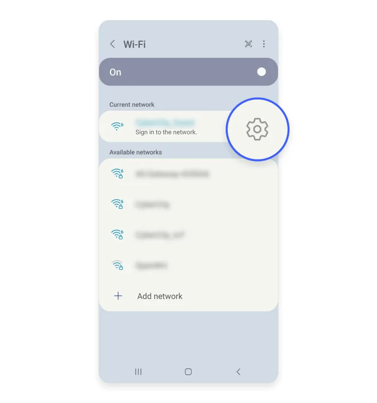 IP address Android 24