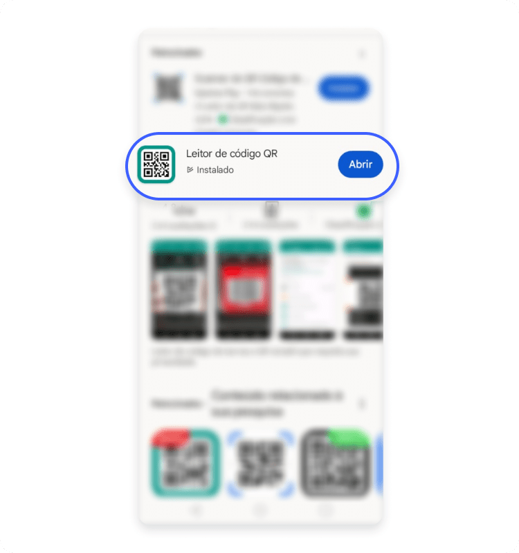 como usar código qr: passo 4