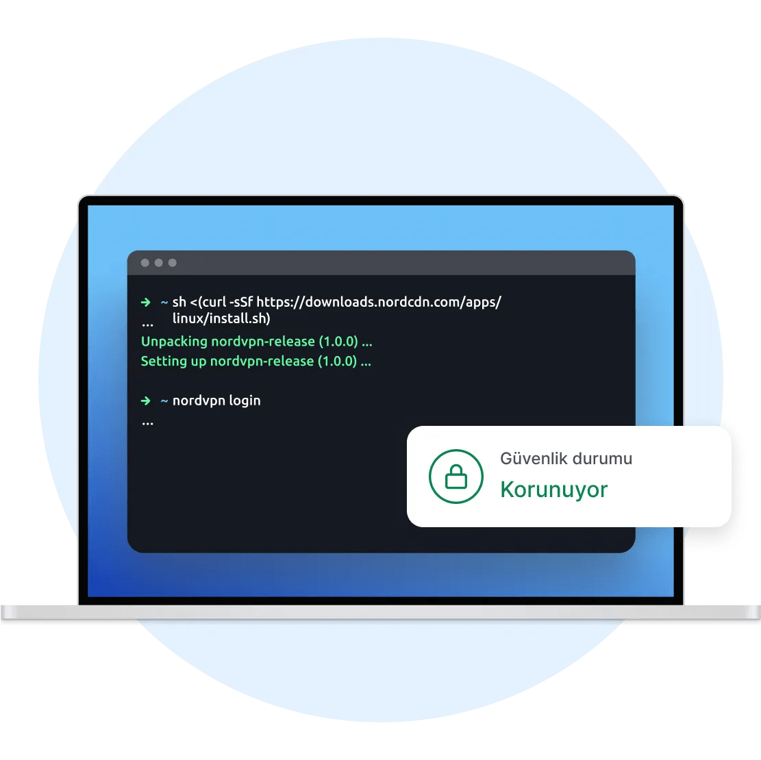 linux için nordvpn