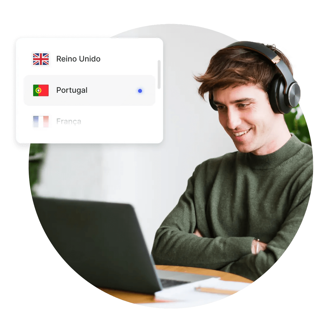 Navegar com uma ligação VPN utilizando os servidores rápidos da NordVPN