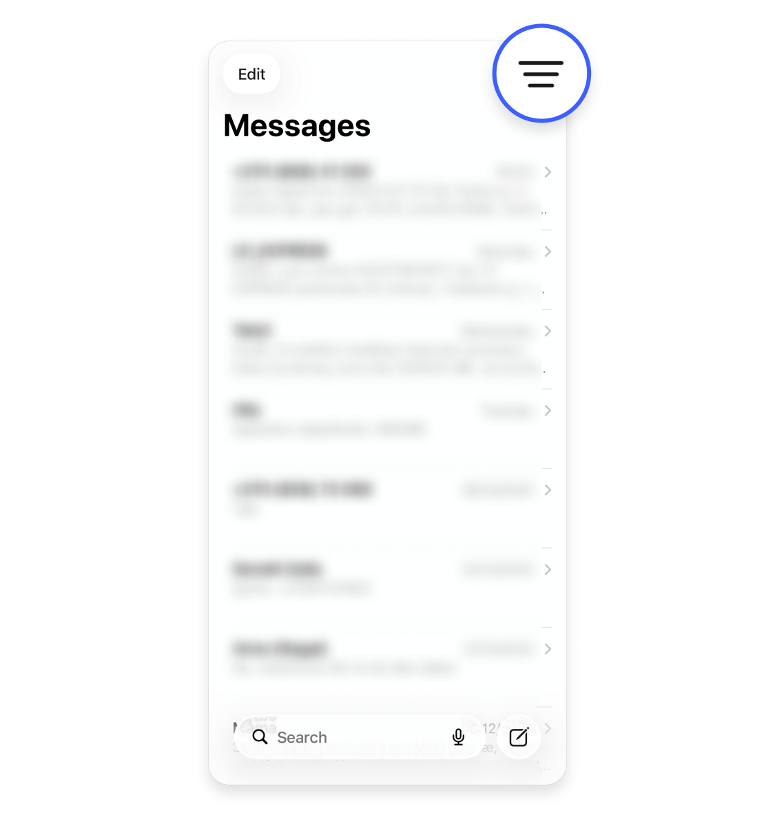  Recovering deleted messages from the “Recently deleted” folder Step 2