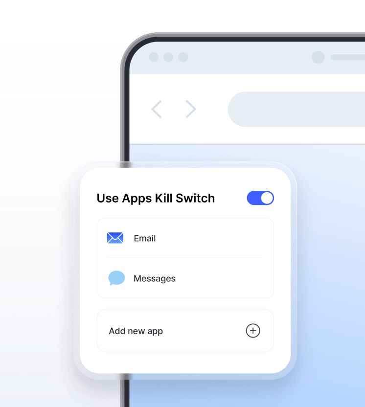 Innstillinger for NordVPNs Kill Switch som beskytter trafikken hvis VPN-et blir brutt.