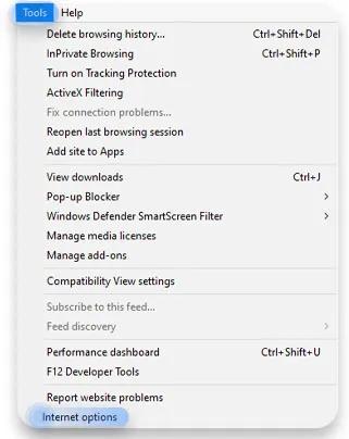 How to delete saved passwords in Internet Explorer