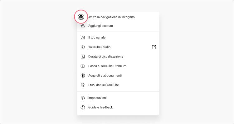 cancellare cronologia youtube